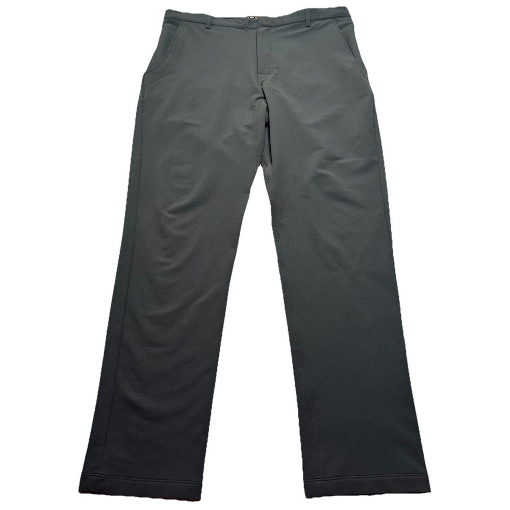 Men's Teren Designs Lightweight Traveler Pants Size 34 x 30 Grey Magnetic Button
